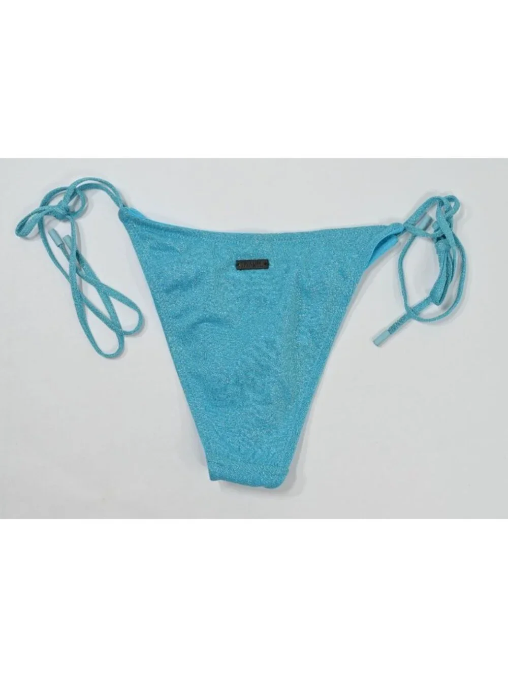 Triangl Swimwear Bikini Bottoms in Blue Sparkle